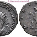 Antoninien de Gallien au portrait consulaire, pour Milan
