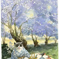 Sous les cerisiers en fleur ( VENDU )