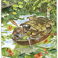 Sieste dans l'atelier flottant (VENDU)