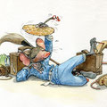 Pause pour laisser refroidir le moteur