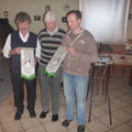 von links, Clubsieger Großkröpfer ,Weiß, Dieter Zimmermann, Gerd Voß, Zwergkröpfer, Rotfahlgeherzt, Lars Nitschke, Foto: Bartels