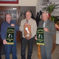 von links:Manfred Amenda, Zfr. Bartels, Sieger offenen Klasse, Helmut Amenda, Foto: Bartels