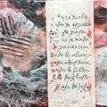 o.T., Gaze, Karton, Fototransfer, Holz 20x30, 2024/226 Metallteilrahmen