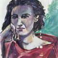 Portrait I, Fototransfer, Holz 30x20, 2024/221