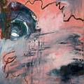 found my way, Acryl, Collage, 60x50cm, 2024