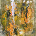 neue Liebe, Acryl Collage, 60x50cm, 2019