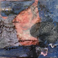hidden, Collage, 15x15cm, Holz, 2025/1