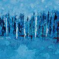 ohne Titel, 2019, Acryl auf Leinwand, 40*30