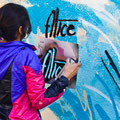 Alice Pasquini (IT) - Rue de Guilers/Rue Shakespeare - Photo : My Te
