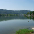 am Lac de Joux, auch heute ein angenehm warmer Tag