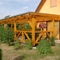 Terrassenüberdachung mit Doppelstegplatten