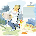 Illustration für "Minutentrainer" von mediadidakt, Vektor Illustration, www.akiroell.de