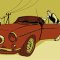 Oldtimer, Vektor Illustration, www.akiroell.de