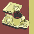 Kaffee, Café, Vektor Illustration, www.akiroell.de