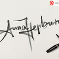 Kalligrafie "Diven", Agentur: Leo Burnett, Kunde: Max Factor, www.akiroell.de