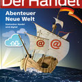Titelillustration Der Handel 1/2016, Abenteuer Neue Welt, Vektor Illustration, www.akiroell.de