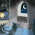 Bilderbuch, gute Nacht, Ritter, digitale Illustration, www.akiroell.de