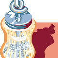 Zuckerstreuer, Vektor Illustration, www.akiroell.de
