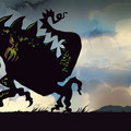 Bilderbuch, Drache, Ritter, digitale Illustration, www.akiroell.de