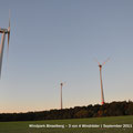 Windpark Binselberg – 3 von 4 Windräder | September 2011  | © Heiko Boll