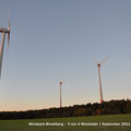 Windpark Binselberg – 3 von 4 Windräder | September 2011 | © Heiko Boll