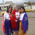 verkleidet als Cholitas