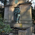 Ostfriedhof Dortmund, Grabmal Jucho, Caspar Heinrich Jucho (1843-1906) gründete 1877 die Dortmunder Brückenbau AG