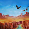 With wings like eagles  - Öl auf Leinwand