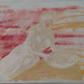 Acrylgemälde Brunnenfrau - Frauenakt 60x40 cm
