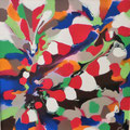 Blüten und Blätter 60x60 cm