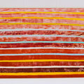 Acrylbild Samtrot streng und lebendig