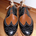 Derby fullbrogue zweifarbig