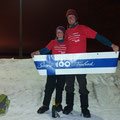 Lapland Extreme Challenge 2017 finishers Marketá Marvanová and Adam Zaviska