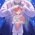 きのさん画のドクターとピョン太！付きまとう不穏な影と……怪しい大男と……いたいけな少年と……！！！ド萌え構図すぎちゃうでしょうがこんなの！