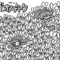 ざくさん画のエダハとピョン太！ウッサギの群れに埋もれてるの良すぎるだろ！！🐰🐰🐰