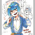 ざくさん画のシイカとミケ丸！調子乗り男が～！！！ミケ丸のうわの顔が心底うわですきすぎ