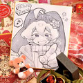 蟹月さん画エダハ！アナログ絵だととくに堪能できるんですけど、線画があまりにも美麗すぎるんすよ…！！