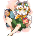 しおのみさん画の警備員ーッ！線画も塗りもメチャ綺麗で毎度惚れ惚れしています！膝小僧をさすらせろーッ！！ドクター人形の再現度凄すぎませんか？
