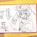 エダハーッ！蟹月さんのペン画の線運びほんとに気持ち良すぎる！ウパののびやかなエラ良すぎる