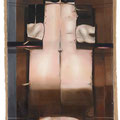 <b>Flayed, 1980</b><br />58x36 inches, oil on canvas<br />Private Collection