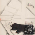 <b>Untitled, 1986</b><br />Collage, 30 x 22.25 Inches<br />Private Collection