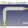LINEA CALORIFUGADA...... . www.DelineanteIndustrial.com dibujado con FreeCAD