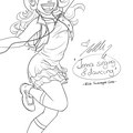 Aaaand Dancing Irma as a lineart