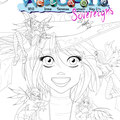First draft for the issue 01's cover. It's a redo of an old Disney cover. I'm probably going to use this in a later issue as a Halloween poster or something. Hay Lin holds an edding here and gave the idea for the font of  the "Sovereigns" part in the logo