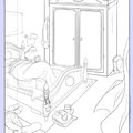 One of the girls' room. It's still a WIP sind it looks so darn tidy but the biggest work load is done. This marks half of the comic page is finished in lineart. Yey! 