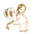 If Mariko was the mystery bike rider. I actually love this option quite a bit!