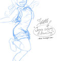 Dancing Irma as a sketch. 