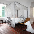 Casa Rosa: romantic bedroom 1 with four-poster bed