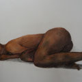 2014. Lotta (pastel)(naar bronzen beeld van Lotta Blokker) 30x70