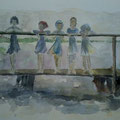 2013. Meisjes (naar schilderij van de Russische Gebroeders Tkatsjev) 20x30